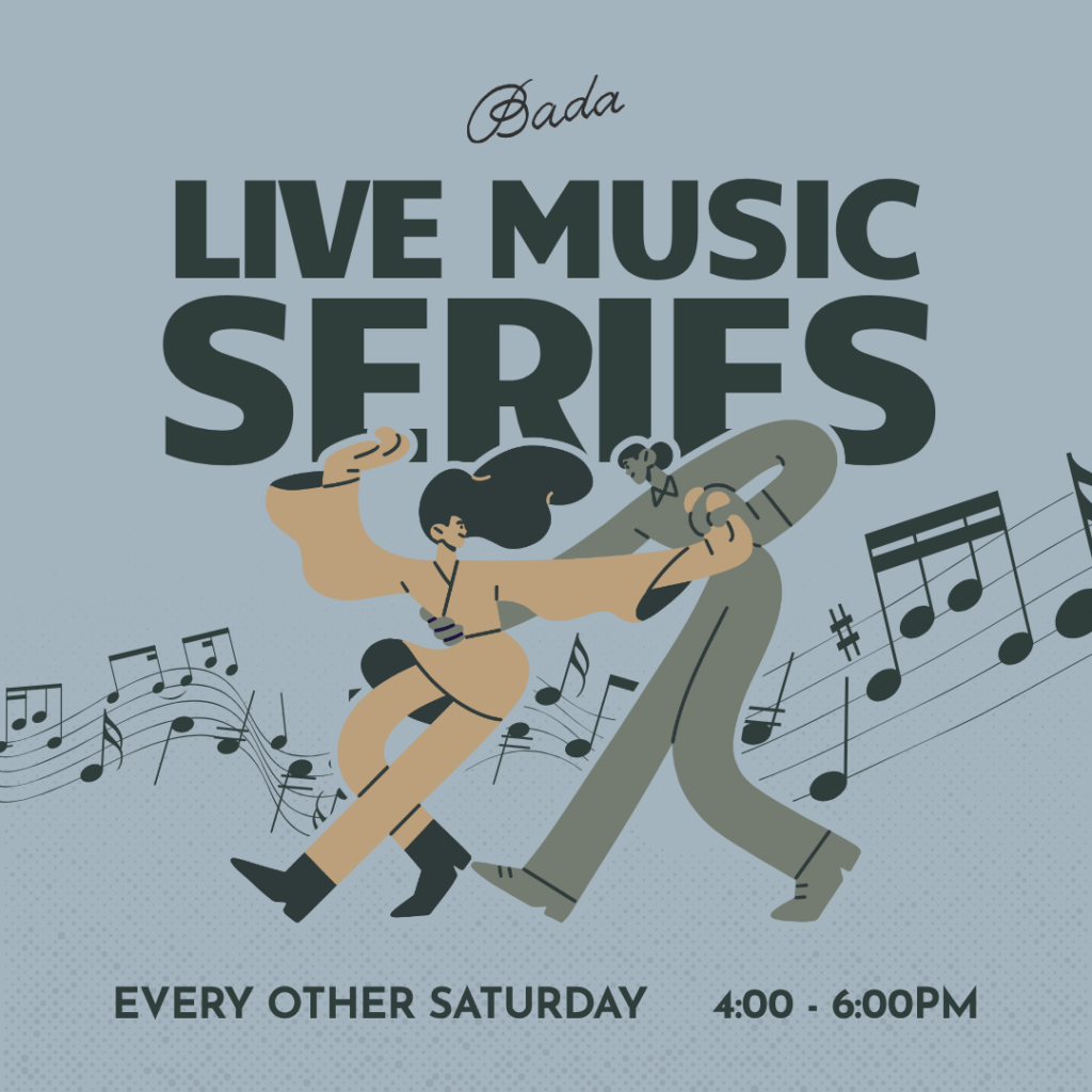 Thrive Companies, Two stylized figures dance in front of musical notes with text reading: Live Music Series, every other Saturday, 4:00–6:00 PM. Apartments in Columbus Ohio